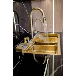 Многофункциональная кухонная мойка iSink Gold A-19